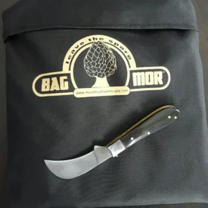 Morel Mushroom Bucket Deluxe Mesh Bag and Harvesting Knife
