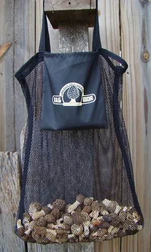 Morel Mushroom Mesh Gathering Bag with Self Storing Pouch